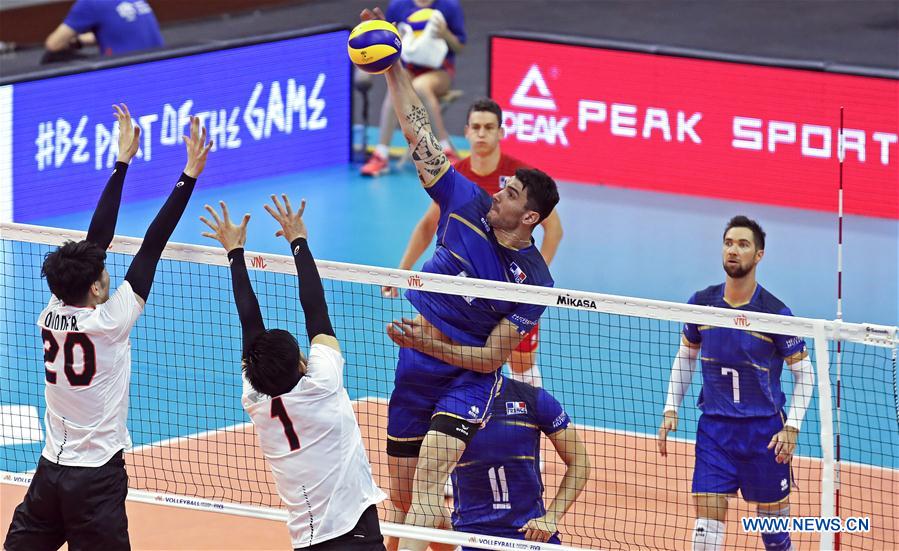 (SP)SERBIA-NOVI SAD-VOLLEYBALL-NATIONS LEAGUE-JAPAN VS FRANCE