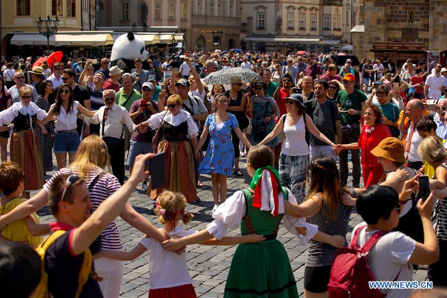 CZECH REPUBLIC-PRAGUE-HEART OF NATIONS-ART FESTIVAL