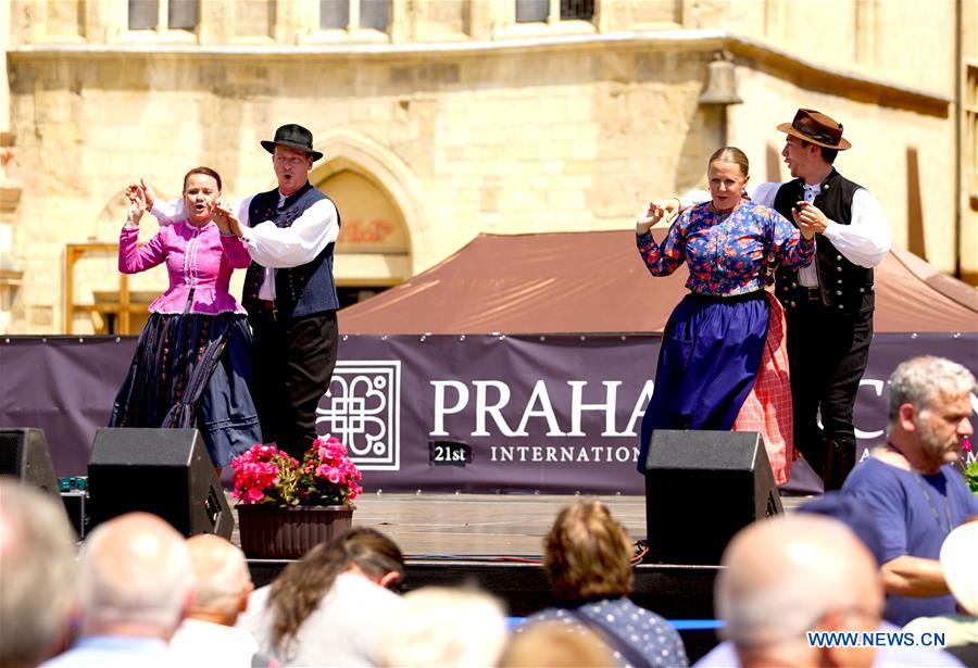 CZECH REPUBLIC-PRAGUE-HEART OF NATIONS-ART FESTIVAL