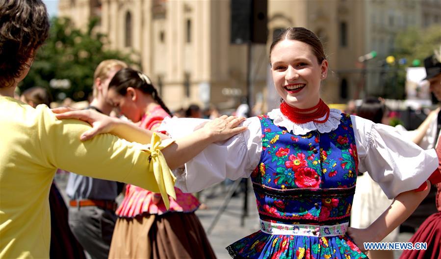 CZECH REPUBLIC-PRAGUE-HEART OF NATIONS-ART FESTIVAL