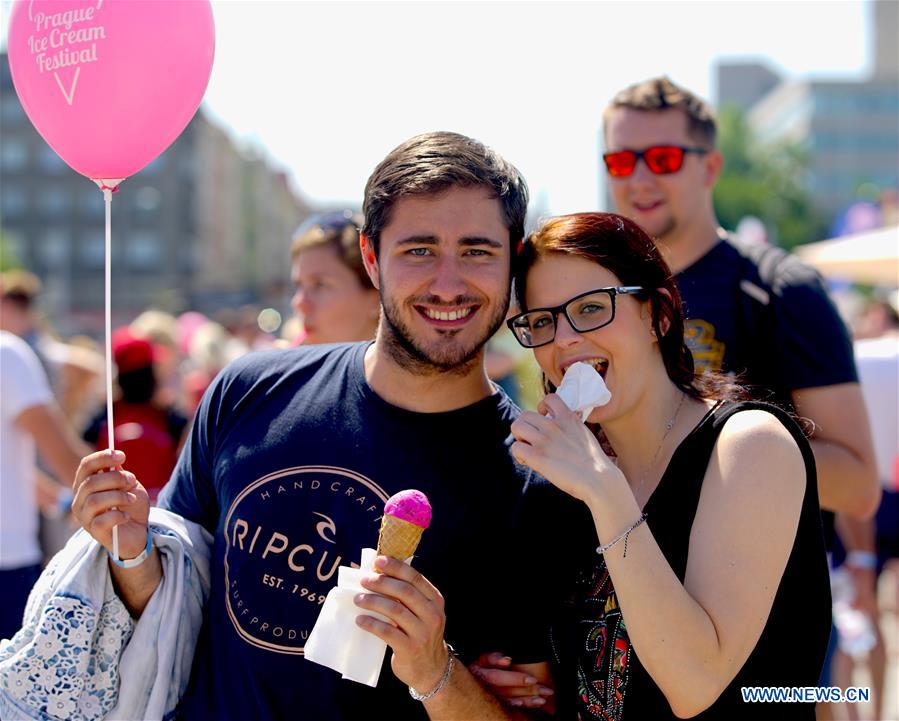 CZECH REPUBLIC-PRAGUE-ICE CREAM FESTIVAL