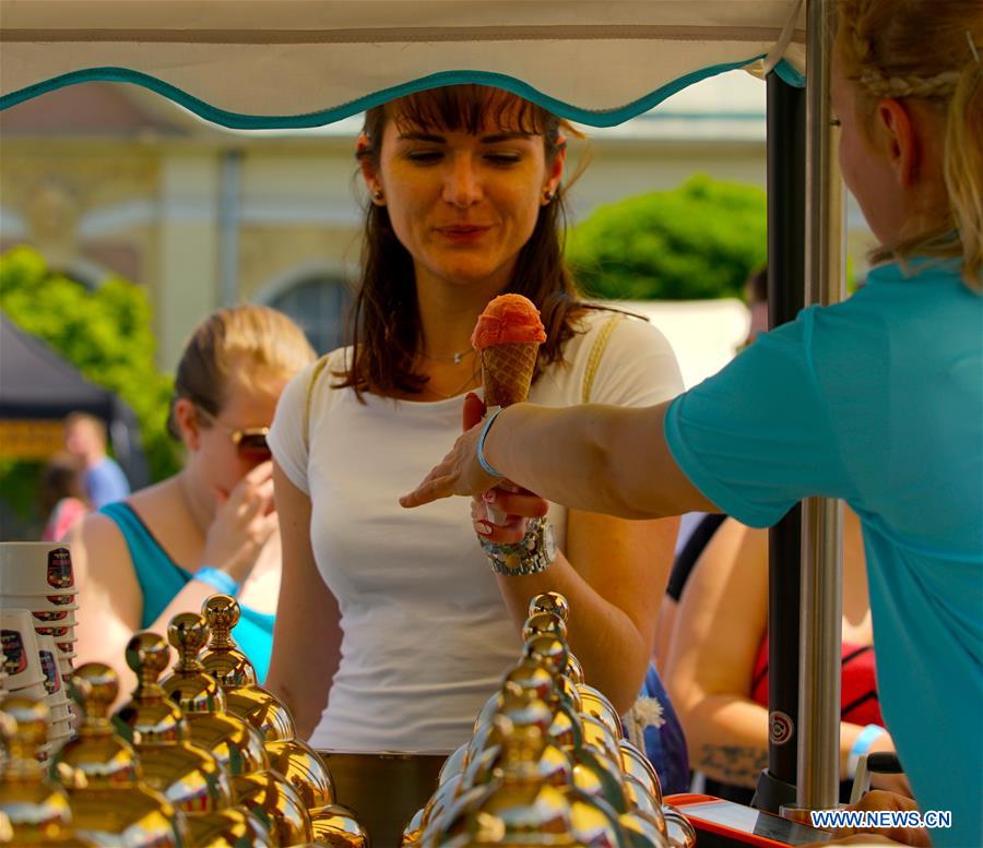 CZECH REPUBLIC-PRAGUE-ICE CREAM FESTIVAL