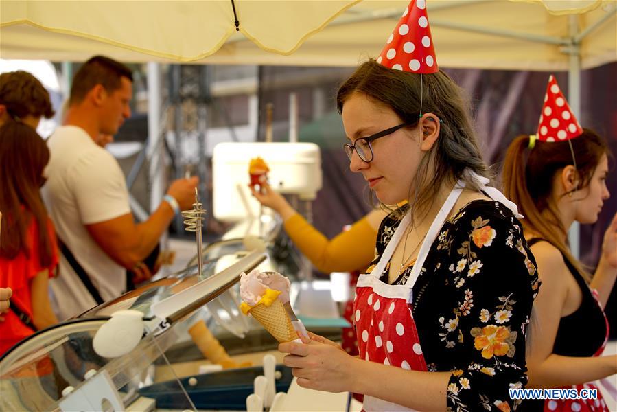 CZECH REPUBLIC-PRAGUE-ICE CREAM FESTIVAL