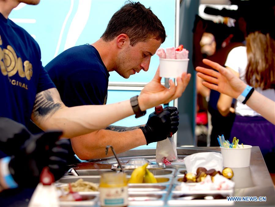 CZECH REPUBLIC-PRAGUE-ICE CREAM FESTIVAL