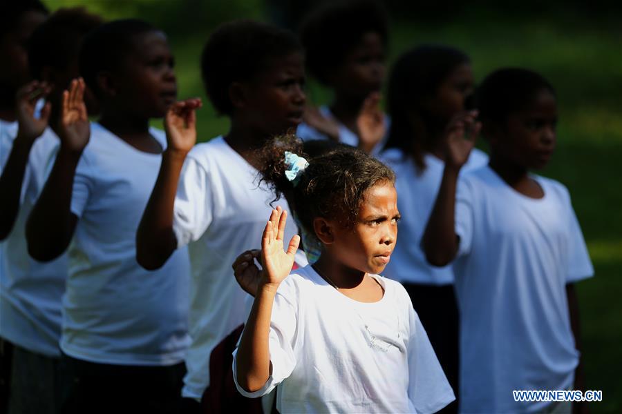 PHILIPPINES-PAMPANGA PROVINCE-FIRST DAY OF SCHOOL