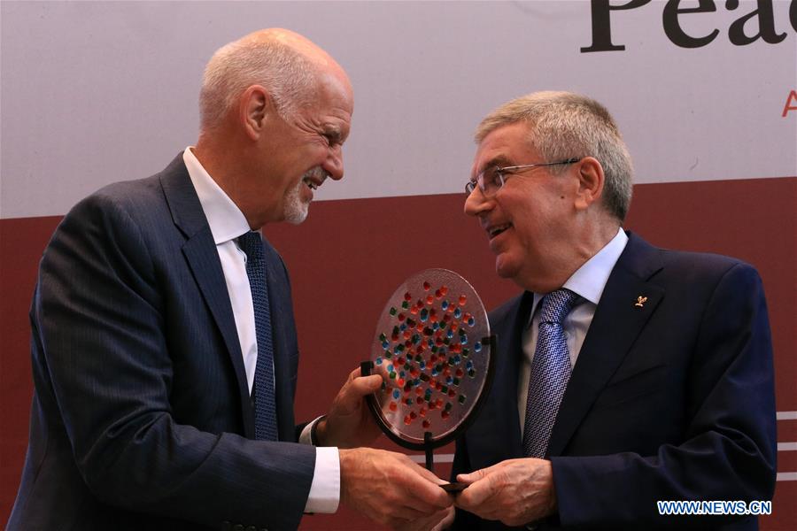 GREECE-ATHENS-IOC PRESIDENT-AWARD