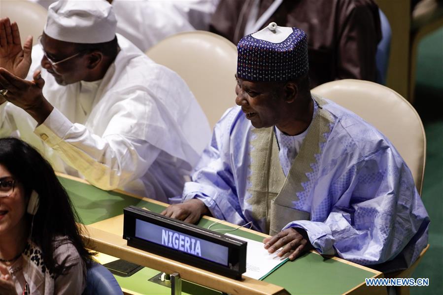 UN-GENERAL ASSEMBLY-PRESIDENT-TIJJANI MUHAMMAD-BANDE