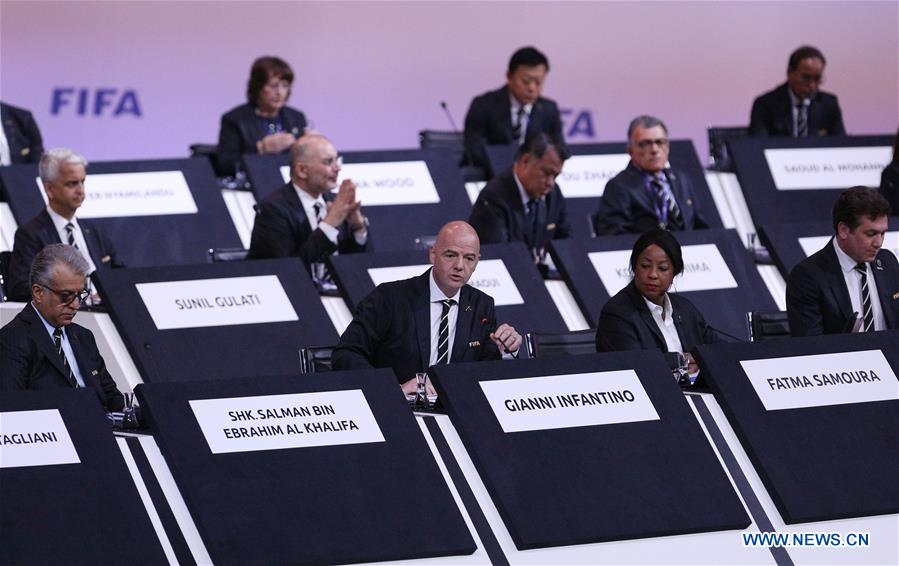 (SP)FRANCE-PARIS-FIFA-CONGRESS-GIANNI INFANTINO