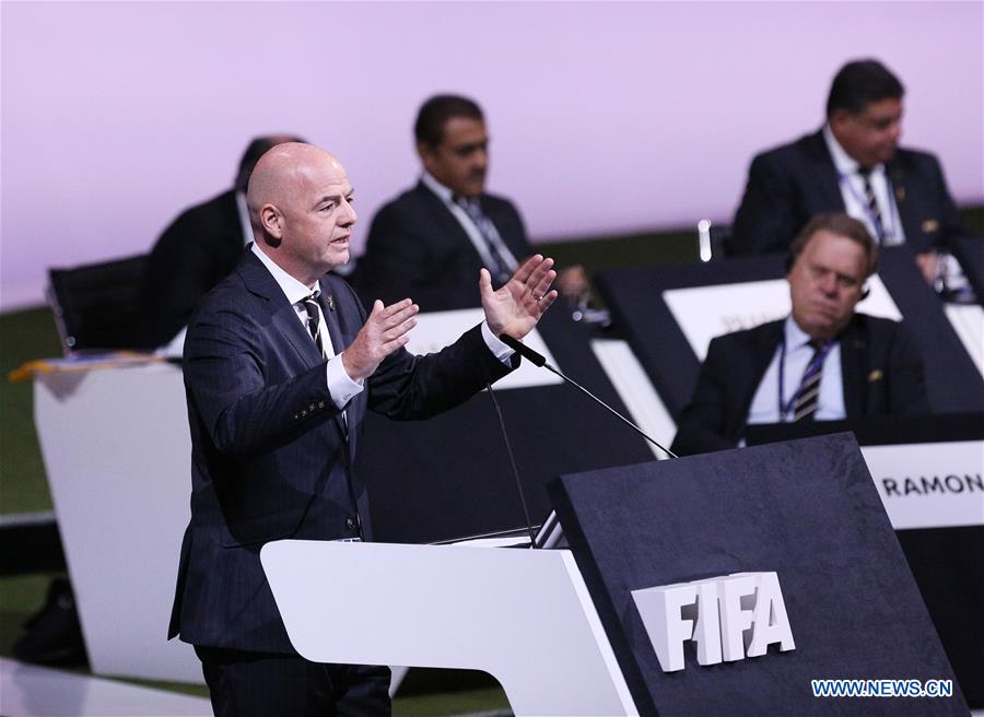 (SP)FRANCE-PARIS-FIFA-CONGRESS-GIANNI INFANTINO