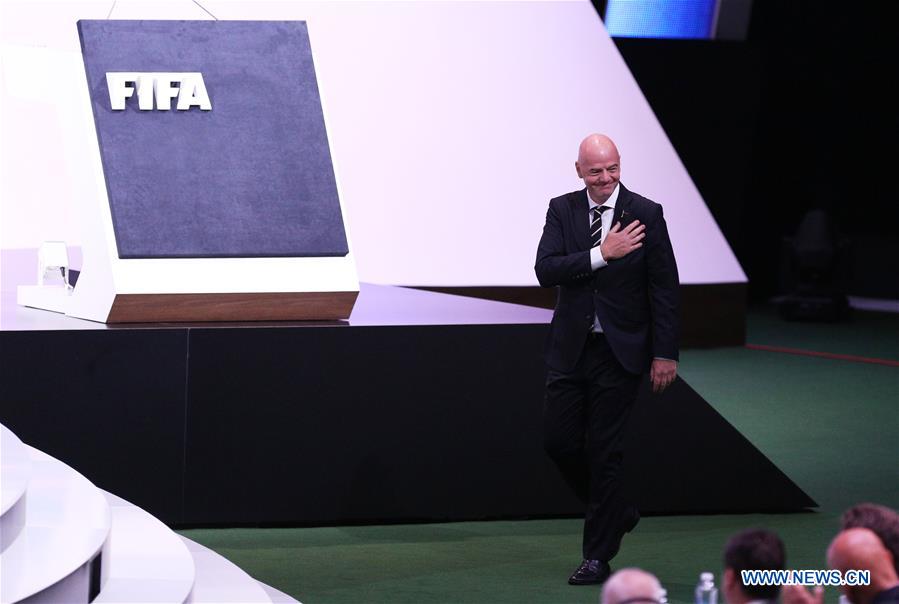 (SP)FRANCE-PARIS-FIFA-CONGRESS-GIANNI INFANTINO