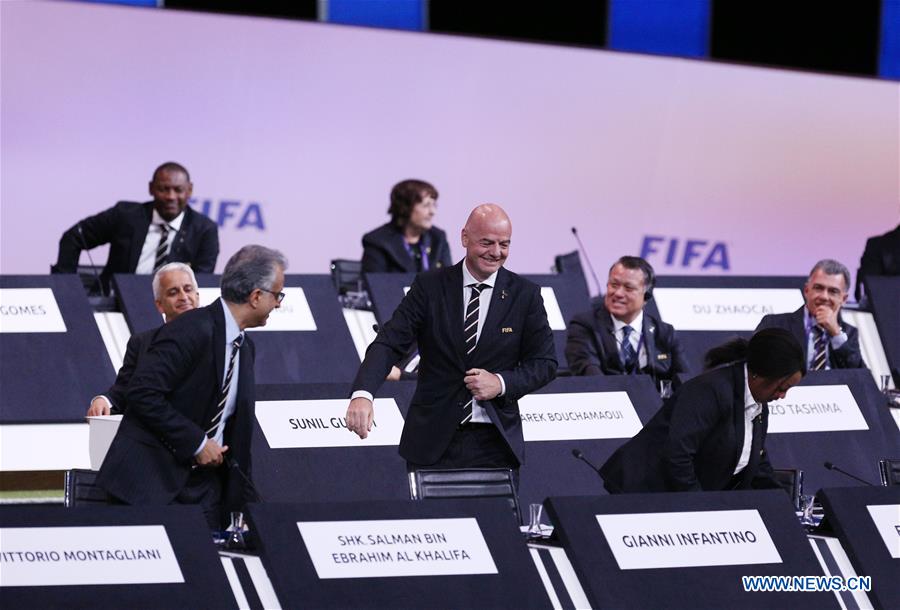 (SP)FRANCE-PARIS-FIFA-CONGRESS-GIANNI INFANTINO