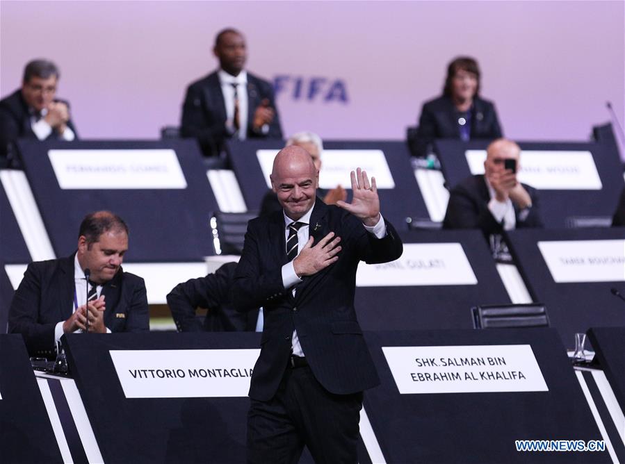 (SP)FRANCE-PARIS-FIFA-CONGRESS-GIANNI INFANTINO