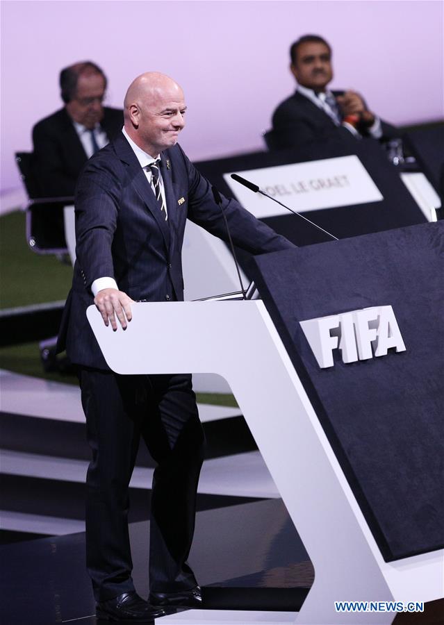 (SP)FRANCE-PARIS-FIFA-CONGRESS-GIANNI INFANTINO
