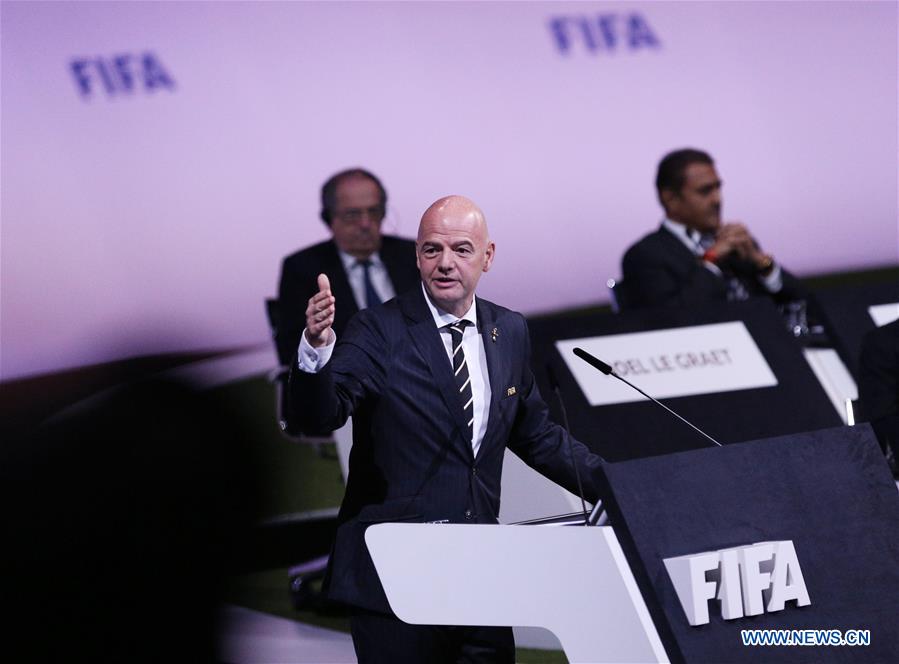 (SP)FRANCE-PARIS-FIFA-CONGRESS-GIANNI INFANTINO