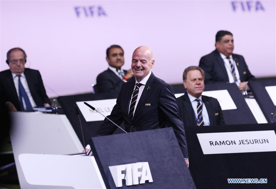 (SP)FRANCE-PARIS-FIFA-CONGRESS-GIANNI INFANTINO