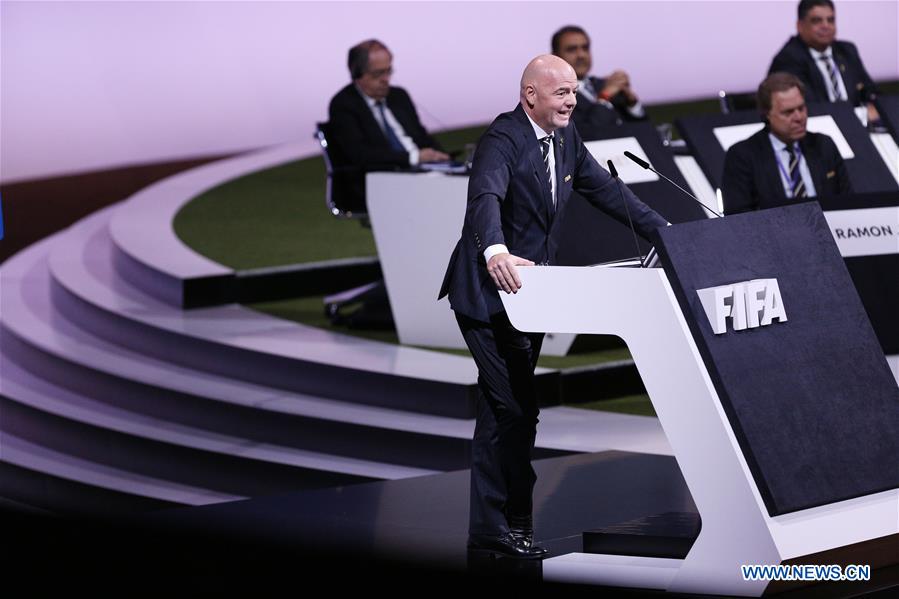 (SP)FRANCE-PARIS-FIFA-CONGRESS-GIANNI INFANTINO