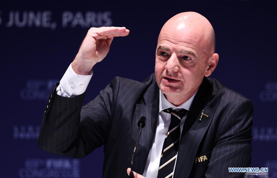 (SP)FRANCE-PARIS-FIFA-CONGRESS-GIANNI INFANTINO