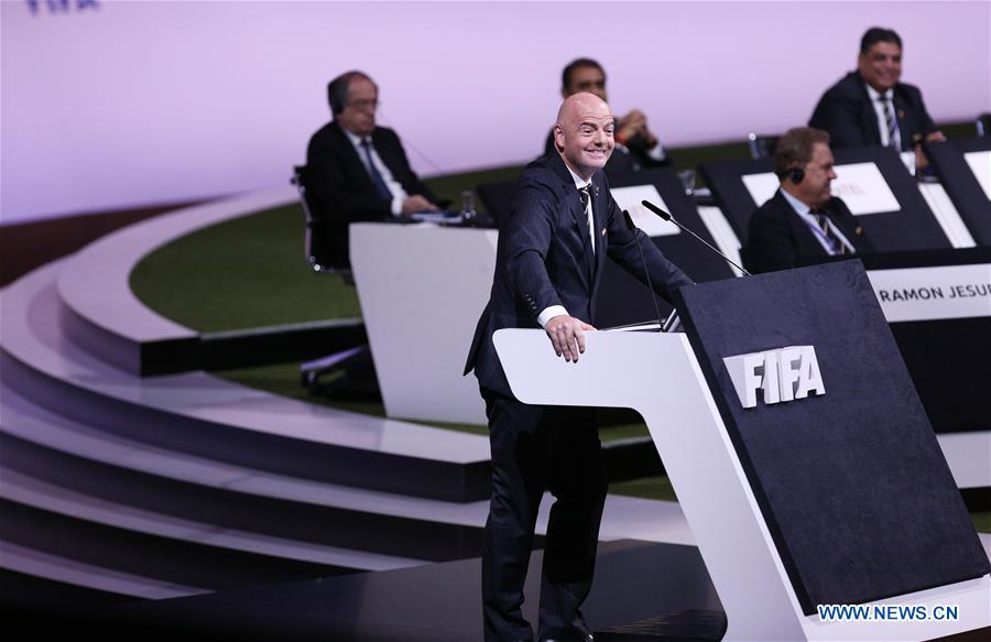 (SP)FRANCE-PARIS-FIFA-CONGRESS-GIANNI INFANTINO