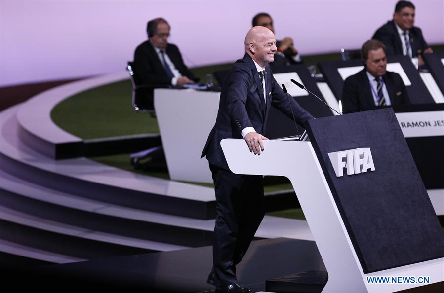 (SP)FRANCE-PARIS-FIFA-CONGRESS-GIANNI INFANTINO