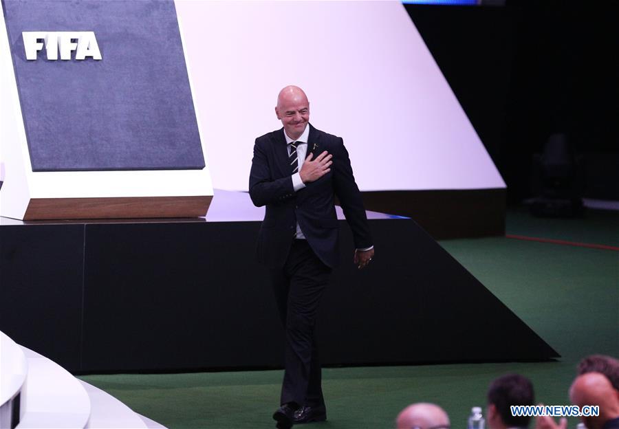 (SP)FRANCE-PARIS-FIFA-CONGRESS-GIANNI INFANTINO