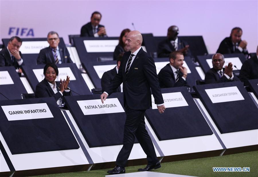 (SP)FRANCE-PARIS-FIFA-CONGRESS-GIANNI INFANTINO