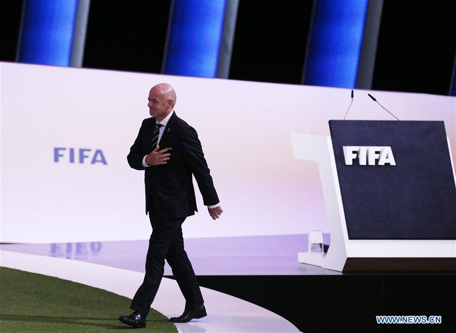 (SP)FRANCE-PARIS-FIFA-CONGRESS-GIANNI INFANTINO