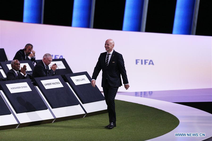 (SP)FRANCE-PARIS-FIFA-CONGRESS-GIANNI INFANTINO