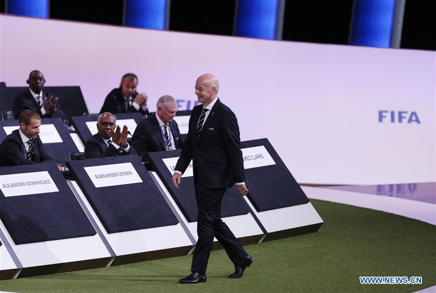 (SP)FRANCE-PARIS-FIFA-CONGRESS-GIANNI INFANTINO