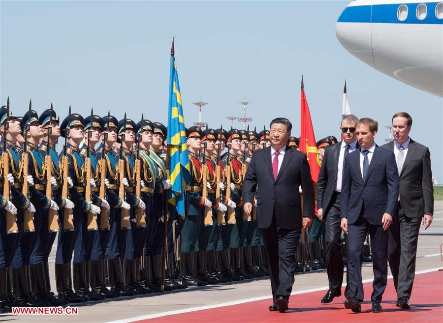 RUSSIA-MOSCOW-XI JINPING-ARRIVAL