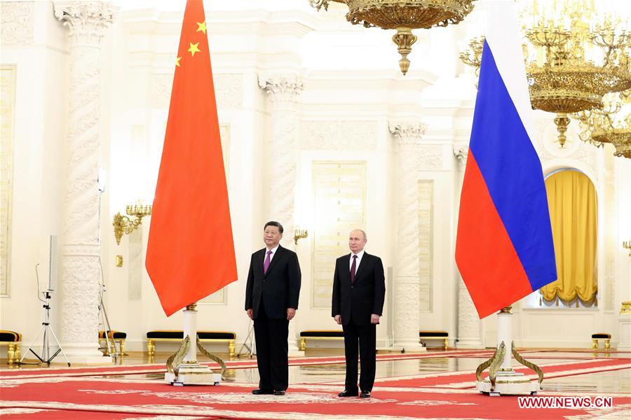 RUSSIA-MOSCOW-CHINA-XI JINPING-VLADIMIR PUTIN-TALKS