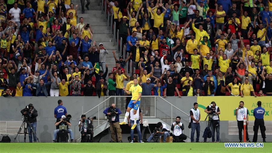 (SP)BRAZIL-BRASILIA-SOCCER-FRIENDLY MATCH-BRAZIL VS. QATAR