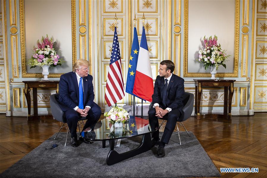 FRANCE-CAEN-MACRON-TRUMP-D-DAY COMMEMORATIONS