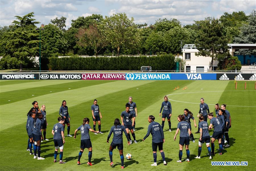 (SP)FRANCE-CROISSY-SUR-SEINE-2019 FIFA WOMEN'S WORLD CUP-TRAINING SESSION-FRANCE