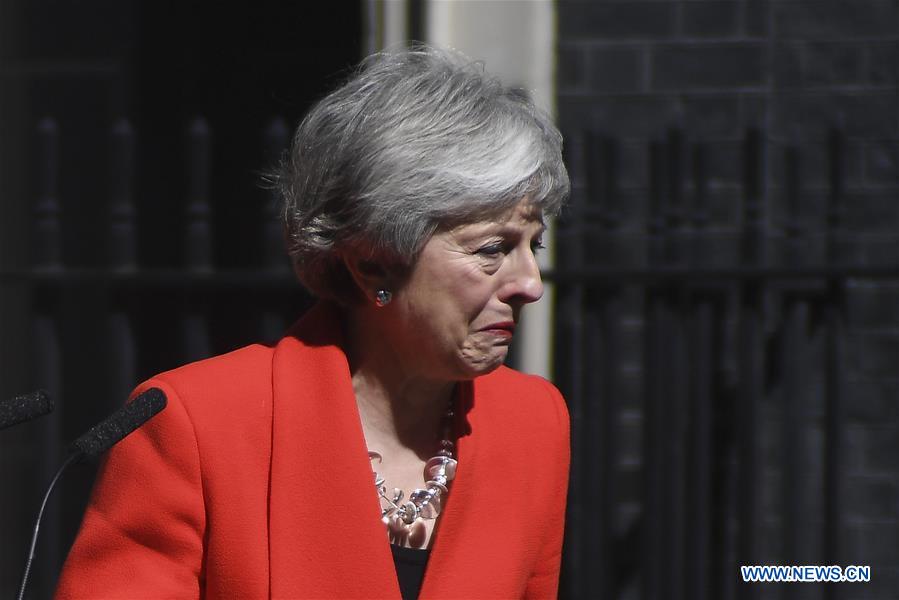 BRITAIN-LONDON-THERESA MAY-PARTY LEADER-RESIGNATION