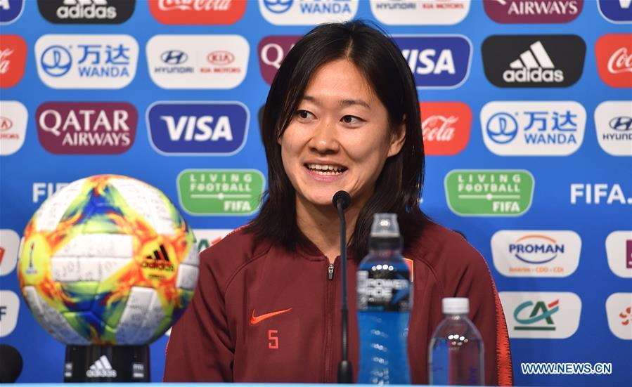 (SP)FRANCE-RENNES-2019 FIFA WOMEN'S WORLD CUP-CHINA-PRESS CONFERENCE