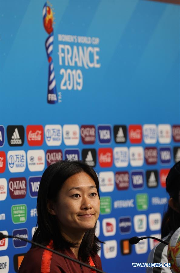 (SP)FRANCE-RENNES-2019 FIFA WOMEN'S WORLD CUP-CHINA-PRESS CONFERENCE