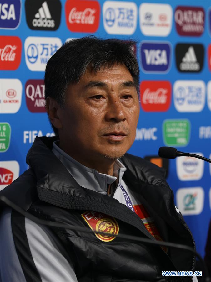 (SP)FRANCE-RENNES-2019 FIFA WOMEN'S WORLD CUP-CHINA-PRESS CONFERENCE
