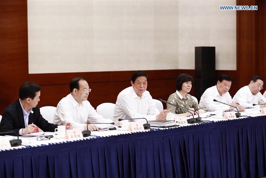 CHINA-JIANGSU-LI ZHANSHU-YANGTZE RIVER PROTECTION-LEGISLATION-SYMPOSIUM (CN)