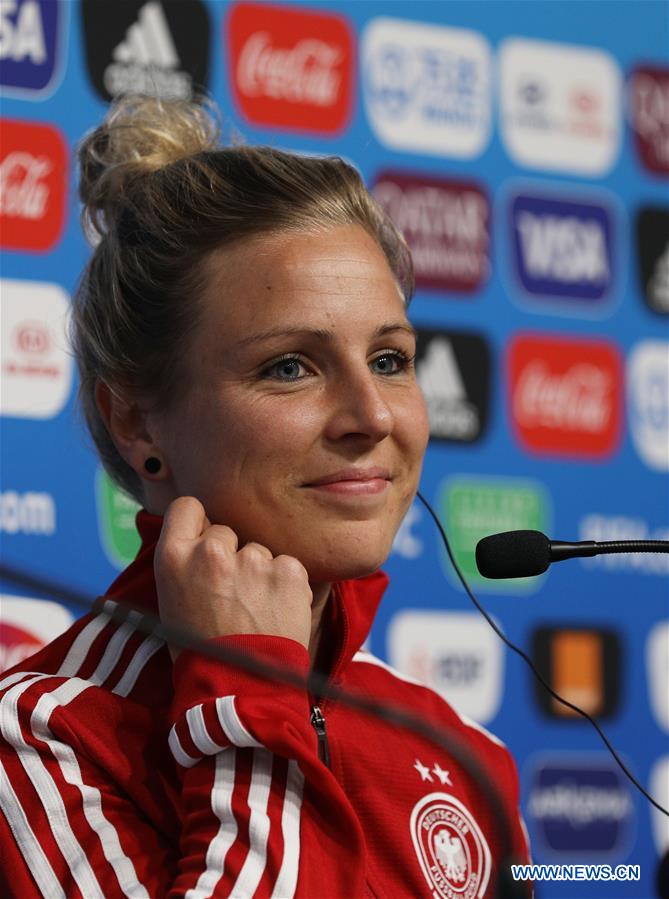 (SP)FRANCE-RENNES-2019 FIFA WOMEN'S WORLD CUP-GERMANY-PRESS CONFERENCE