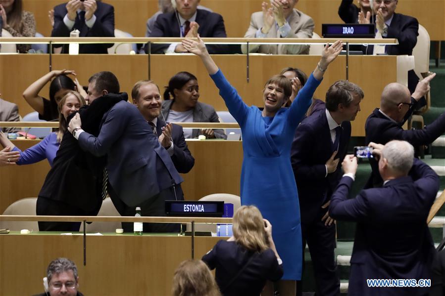 UN-GENERAL ASSEMBLY-NEW SECURITY COUNCIL MEMBERS