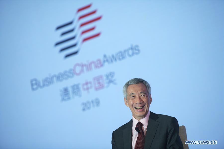 SINGAPORE-LEE HSIEN LOONG-BUSINESS CHINA AWARDS