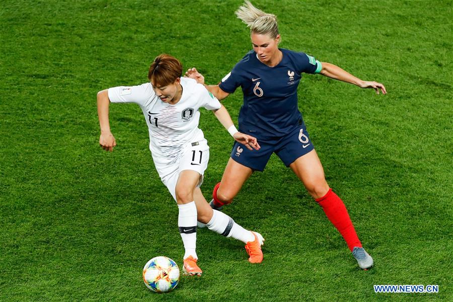 (SP)FRANCE-PARIS-2019 FIFA WOMEN'S WORLD CUP-FRANCE VS SOUTH KOREA
