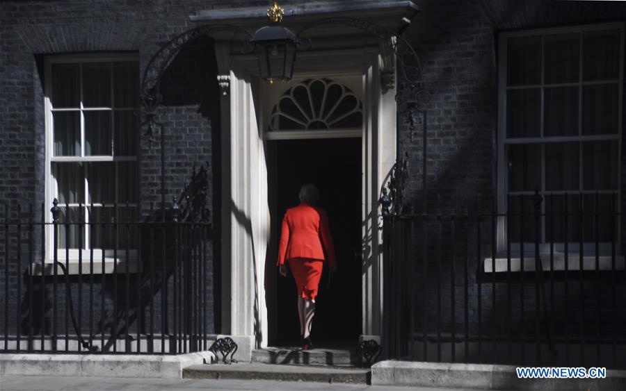 Xinhua Headlines: Race for Number 10 kicks off as May ends three-year reign as Tory leader with low-key exit