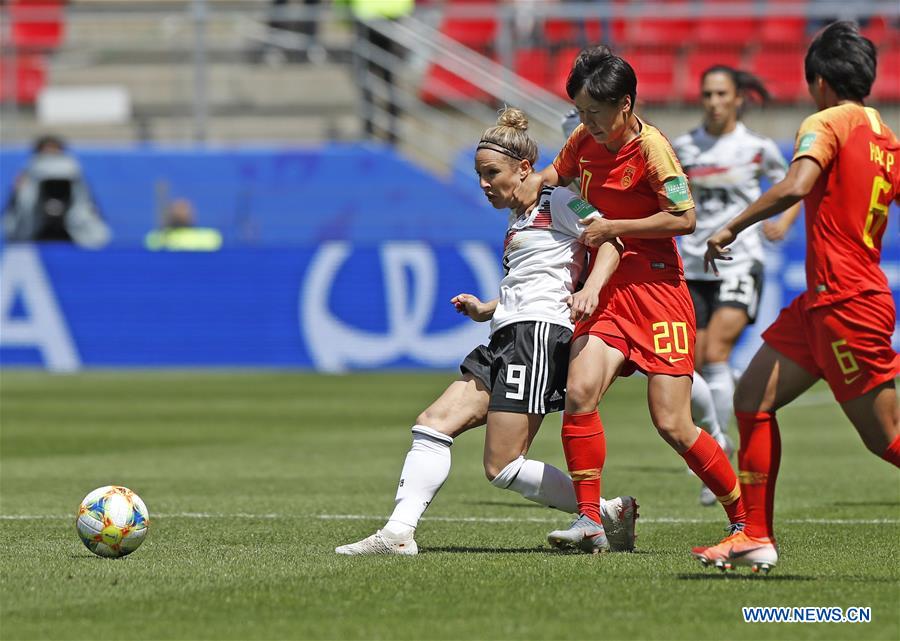 (SP)FRANCE-RENNES-2019 FIFA WOMEN'S WORLD CUP-GROUP B-GER VS CHN