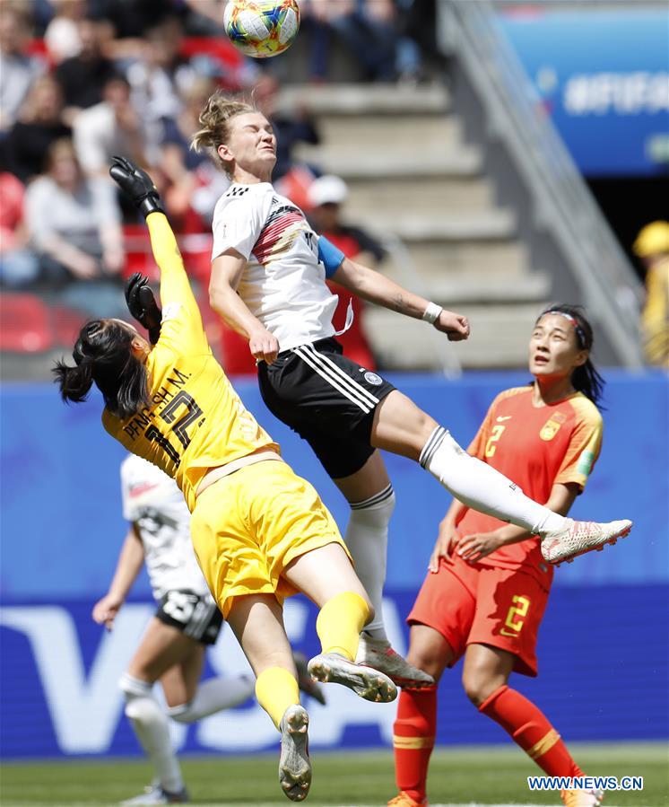 (SP)FRANCE-RENNES-2019 FIFA WOMEN'S WORLD CUP-GROUP B-GER VS CHN