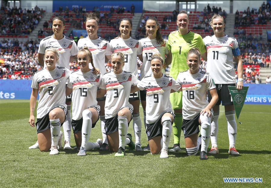 (SP)FRANCE-RENNES-2019 FIFA WOMEN'S WORLD CUP-GROUP B-CHN VS GER