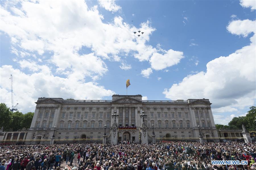 BRITAIN-LONDON-QUEEN-93RD BIRTHDAY-CELEBRATION