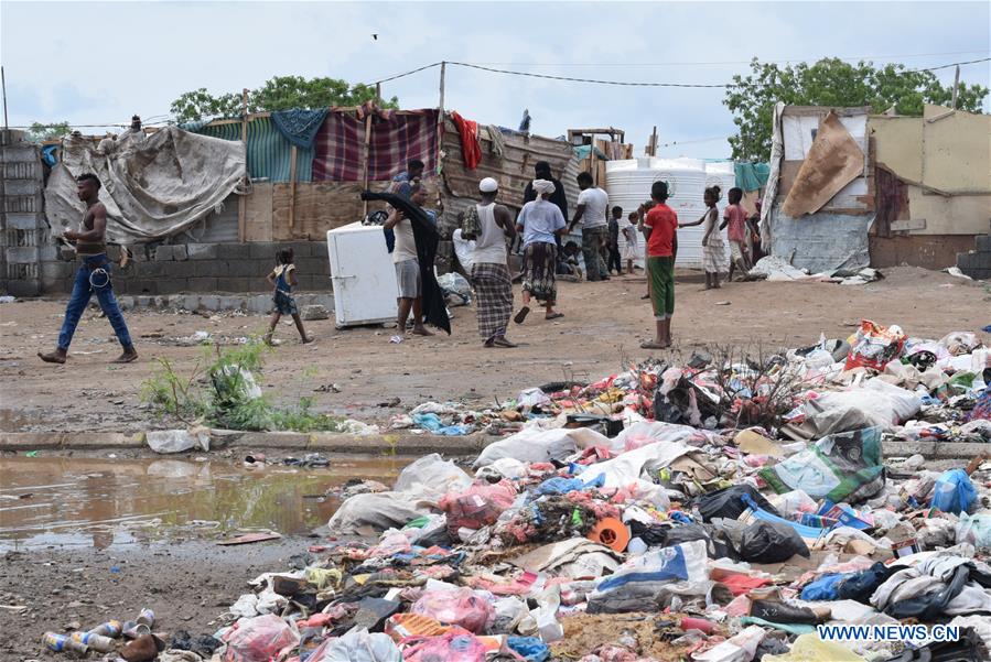 YEMEN-ADEN-DISPLACED PEOPLE-HEAVY RAIN