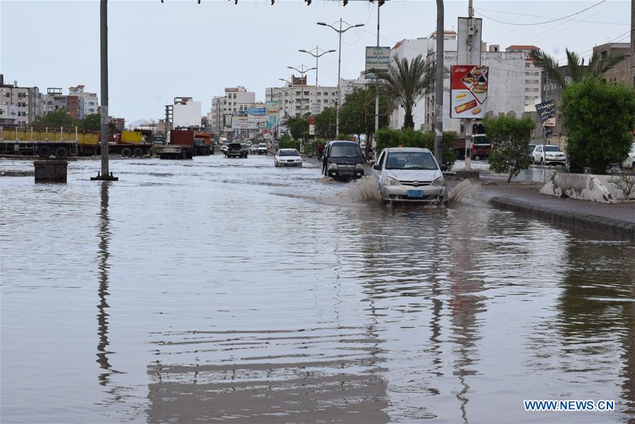 YEMEN-ADEN-HEAVY RAIN