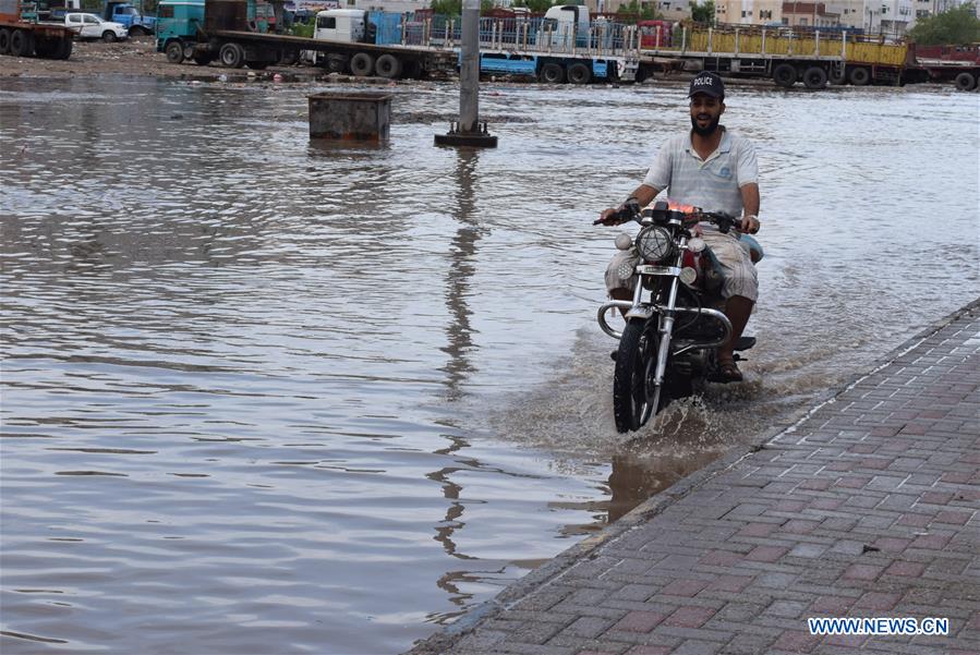 YEMEN-ADEN-HEAVY RAIN